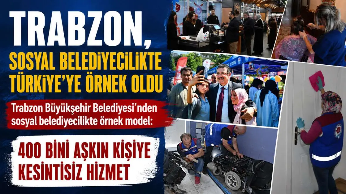 Trabzon, Sosyal Belediyecilikte Türkiye’ye Örnek Oldu
